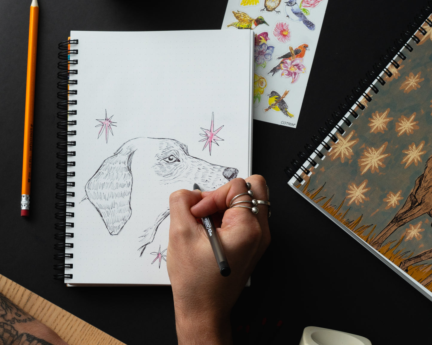 Stag Spiral Notebook
