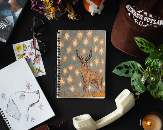 Stag Spiral Notebook