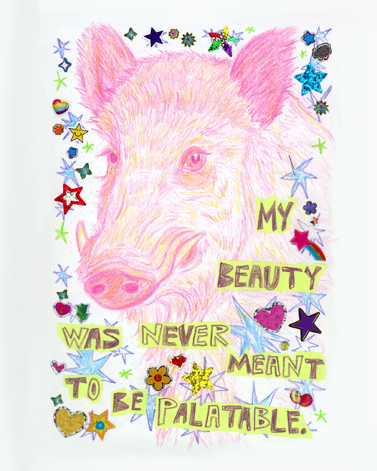My Beauty Was Never Meant To Be Palatable Print