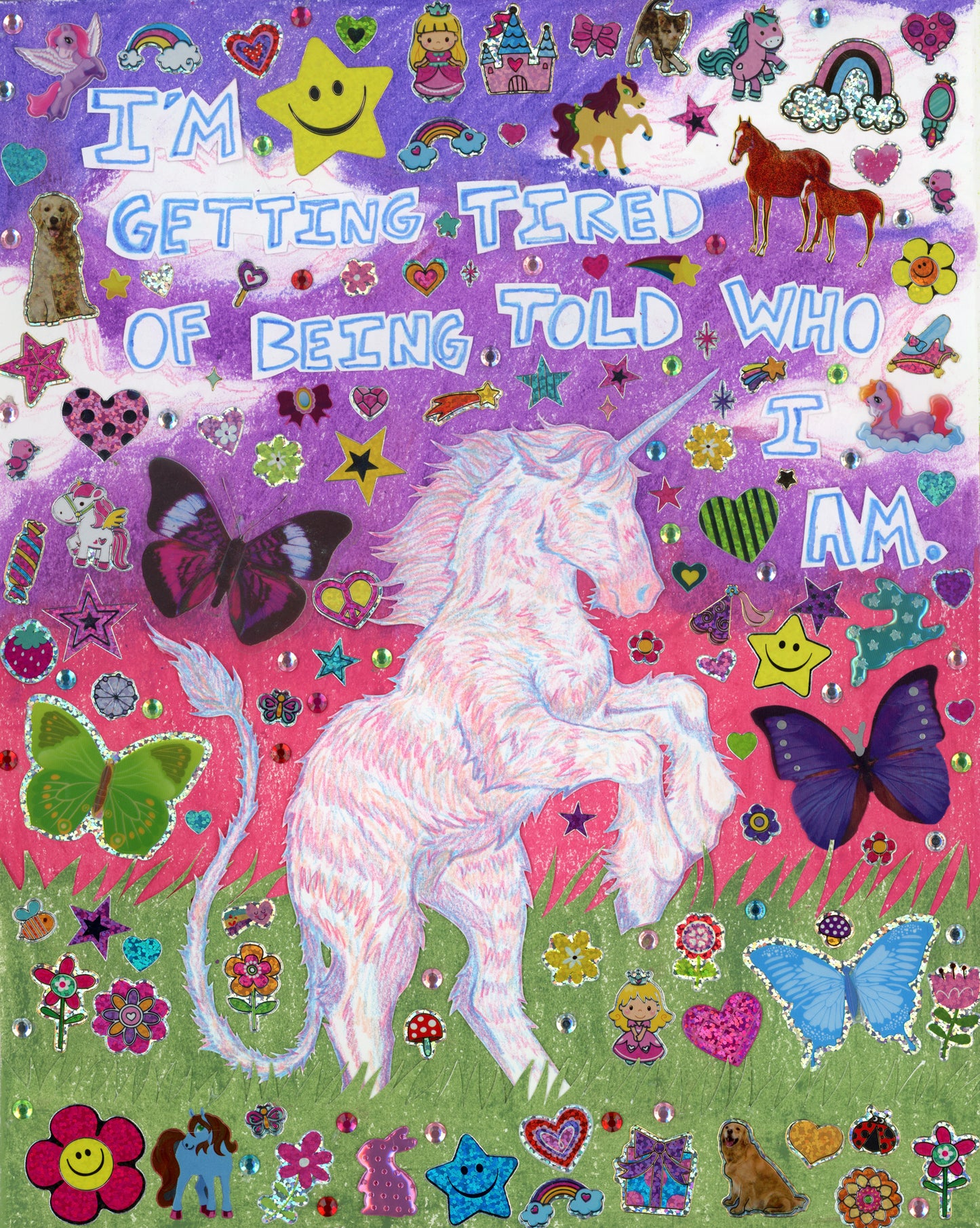 I’m Getting Tired Of Being Told Who I Am Print