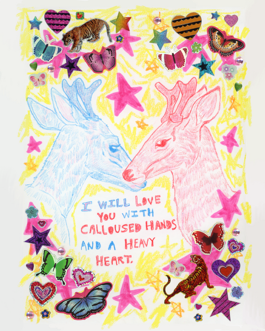 Calloused Hands and a Heavy Heart Print