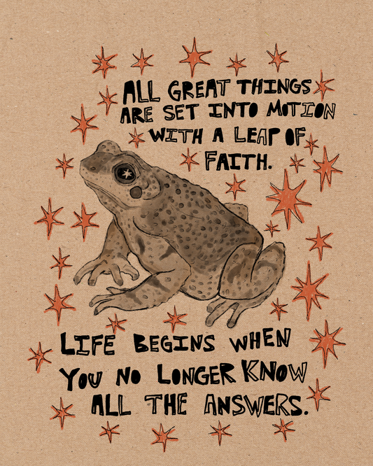 Leap Of Faith Print