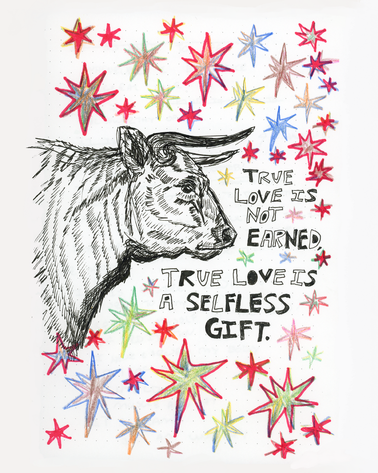 True Love Is a Selfless Gift Print