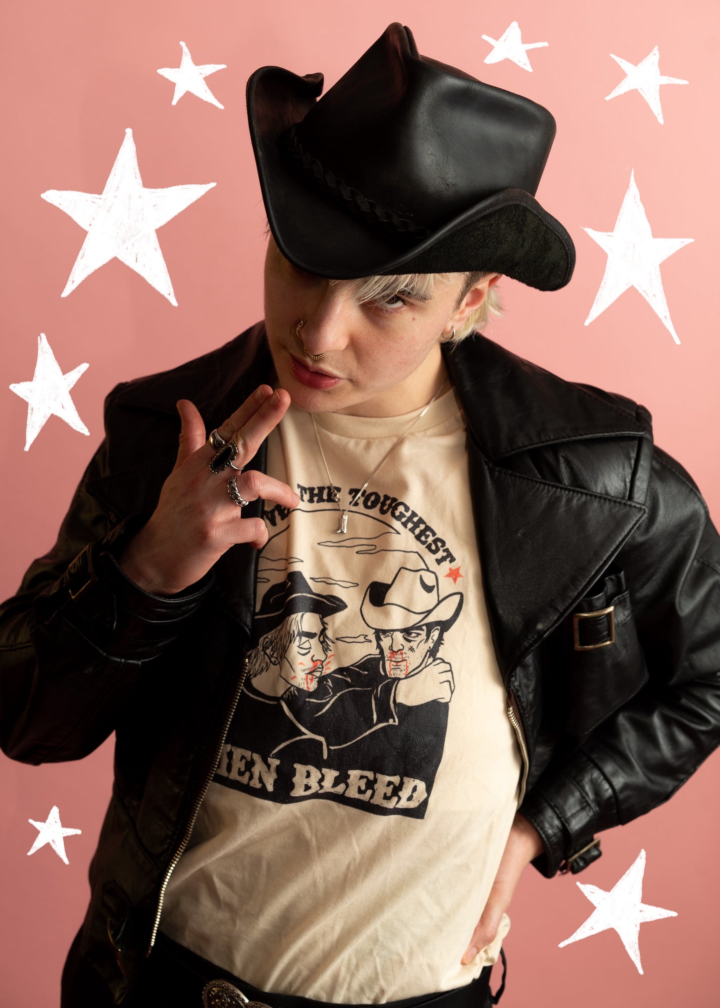 Even The Toughest Men Bleed Tee