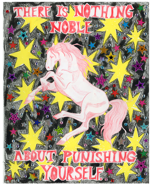 There Is Nothing Noble About Punishing Yourself Print