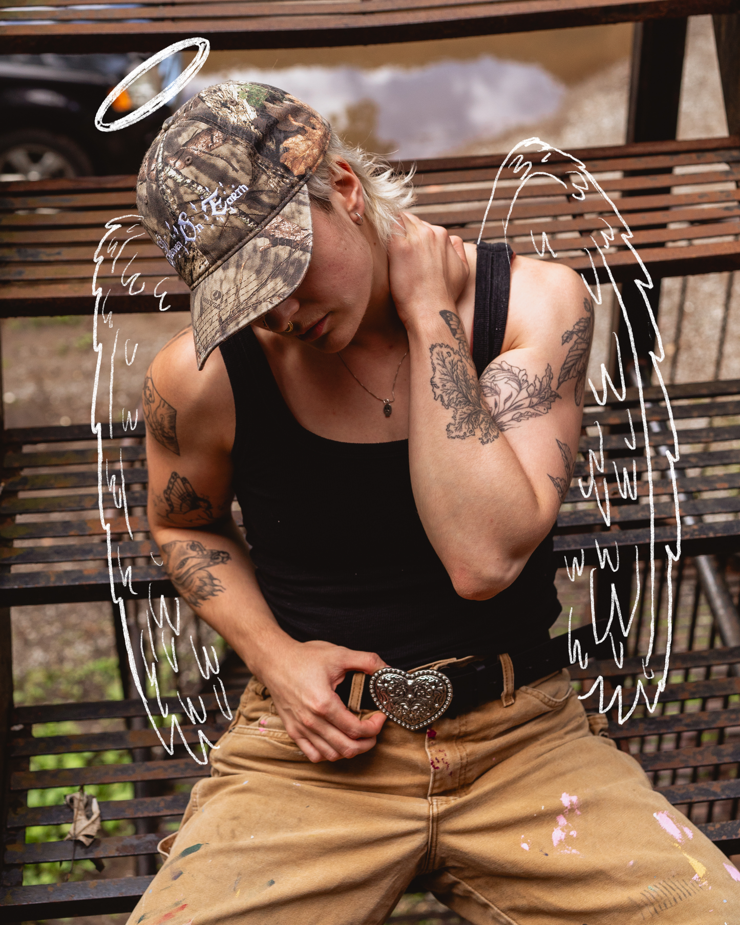 Heaven On Earth Camo Hat