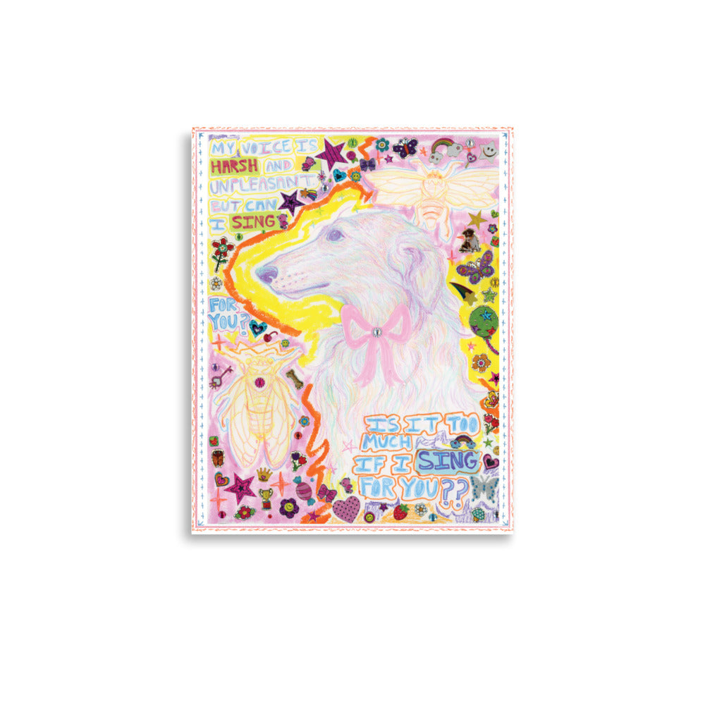 Can I Sing For You? Print