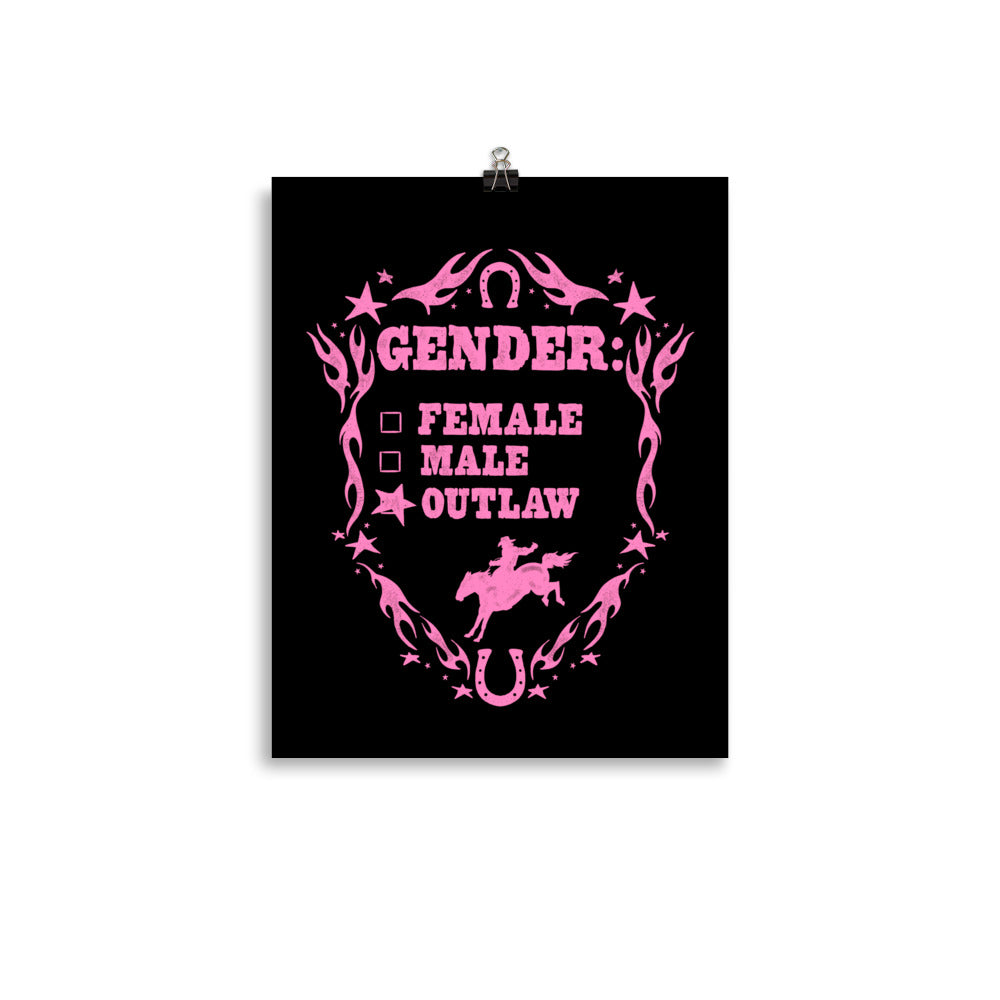 Outlaw Print (Pink)