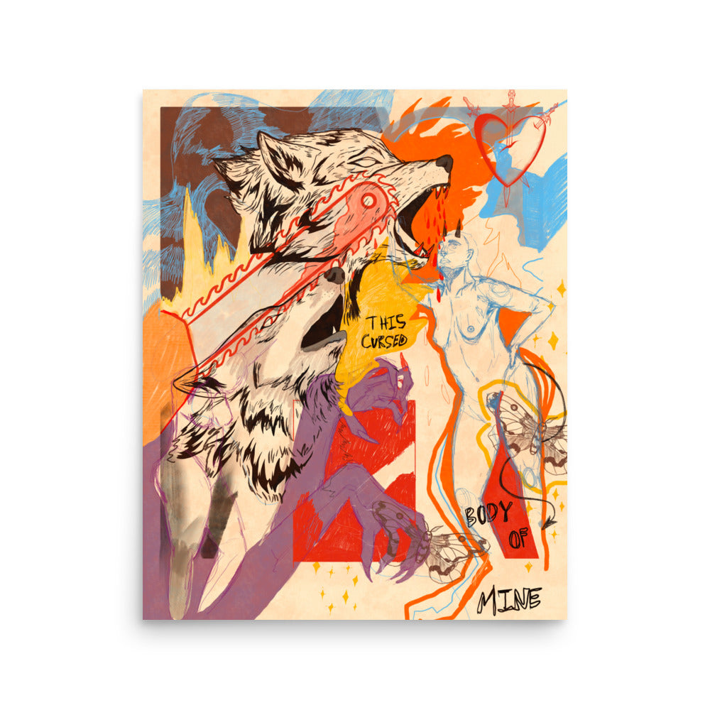 This Cursed Body Of Mine Print