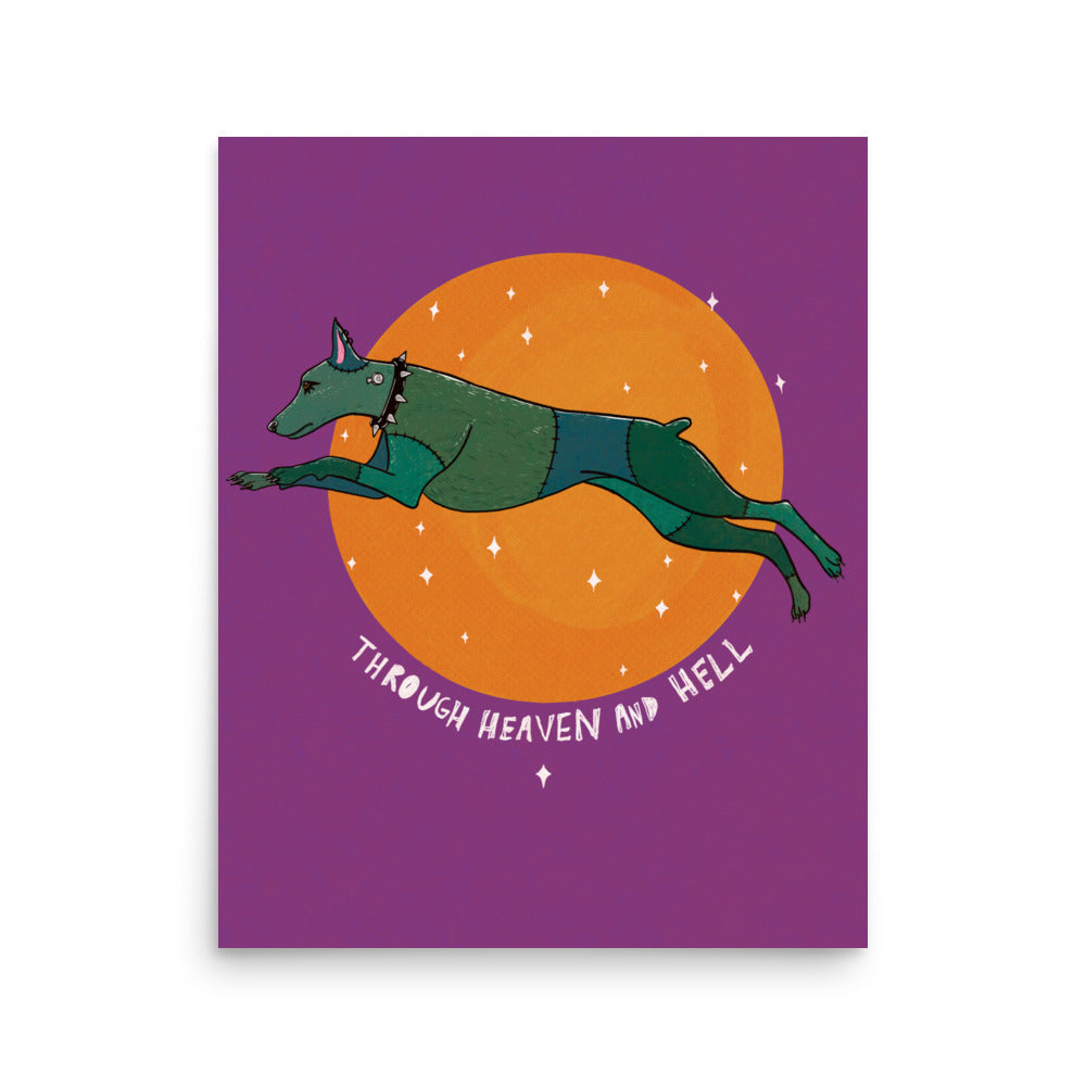Through Heaven and Hell Print