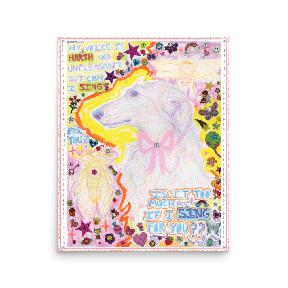 Can I Sing For You? Print