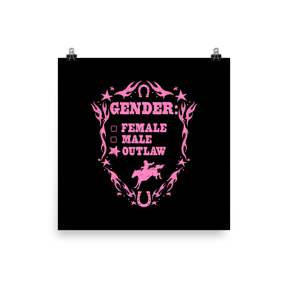 Outlaw Print (Pink)