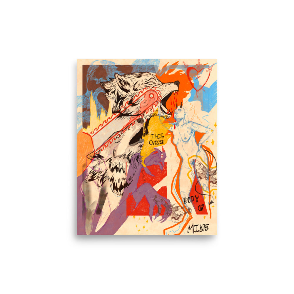 This Cursed Body Of Mine Print