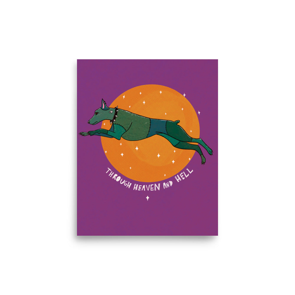 Through Heaven and Hell Print
