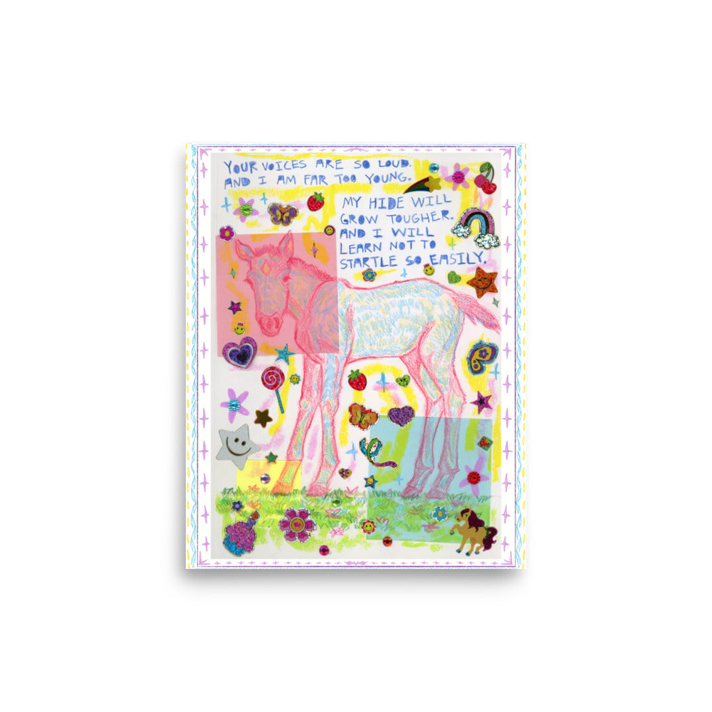 My Hide Will Grow Tougher Print