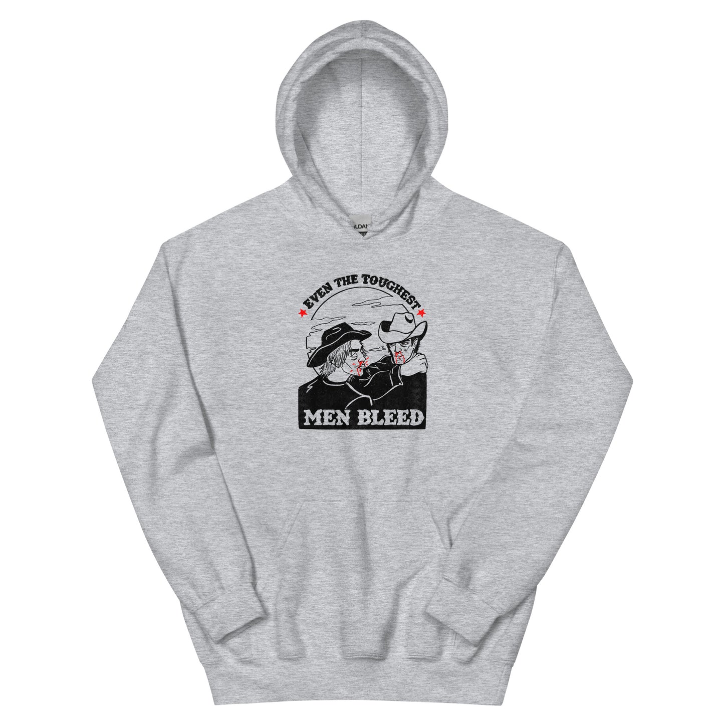Even The Toughest Men Bleed Hoodie