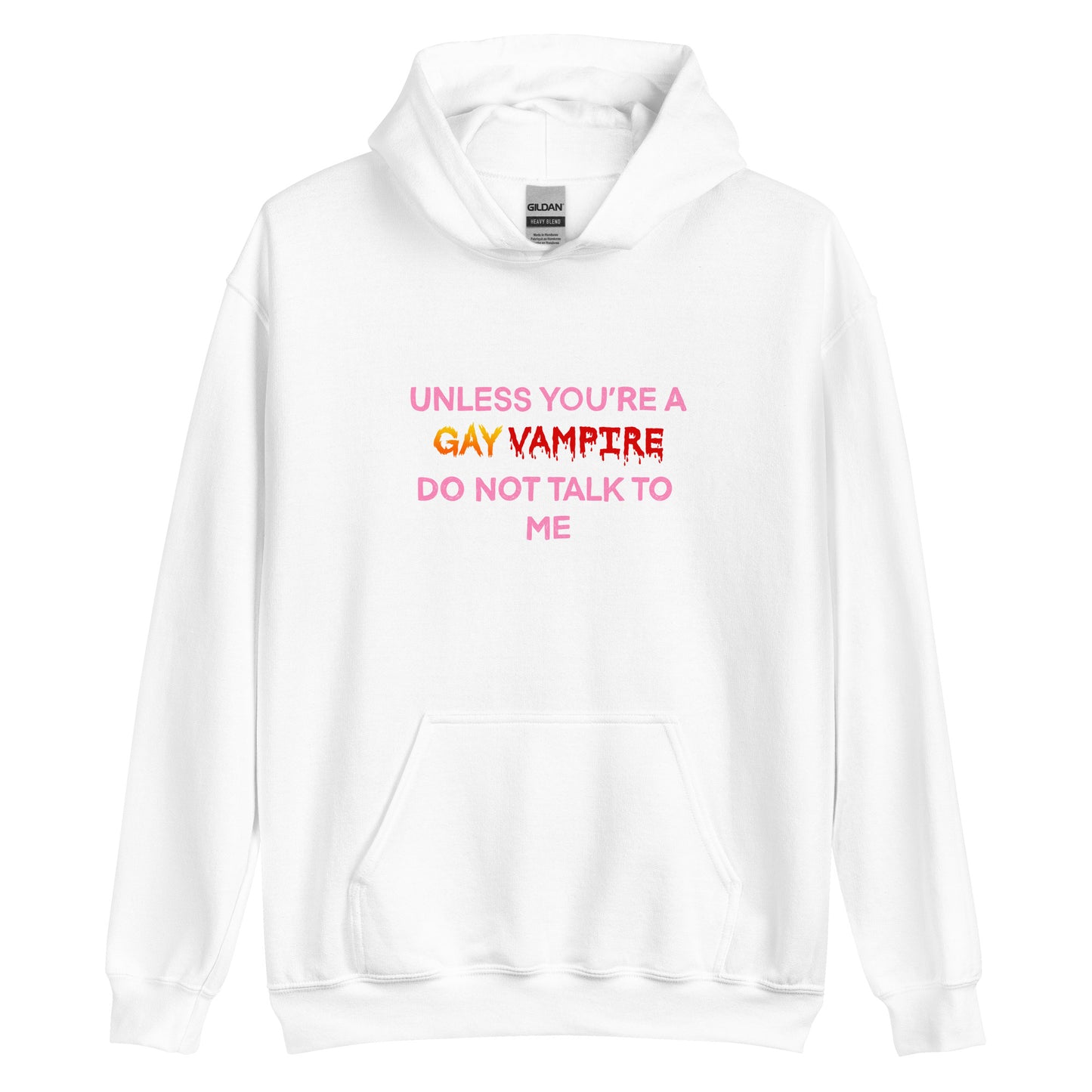 Unless You’re A Gay Vampire Do Not Talk To Me Hoodie