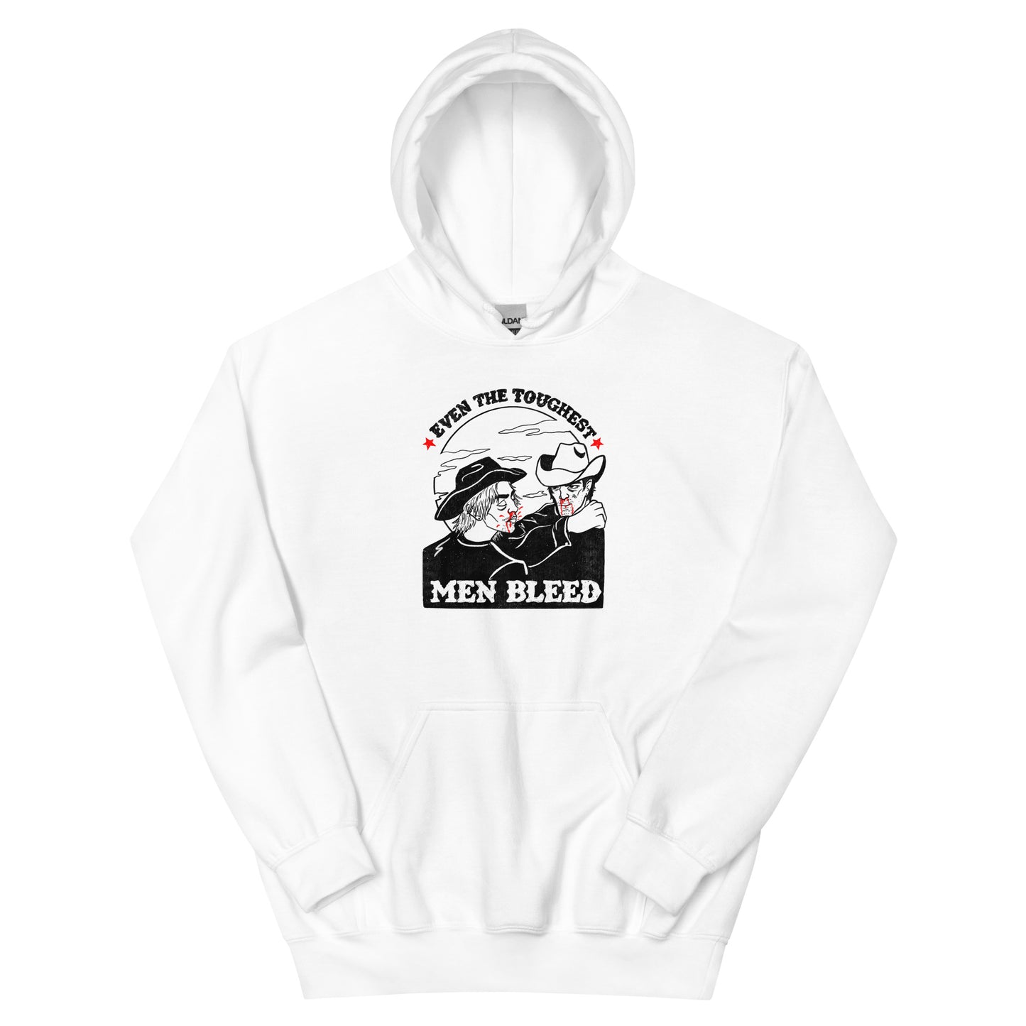 Even The Toughest Men Bleed Hoodie