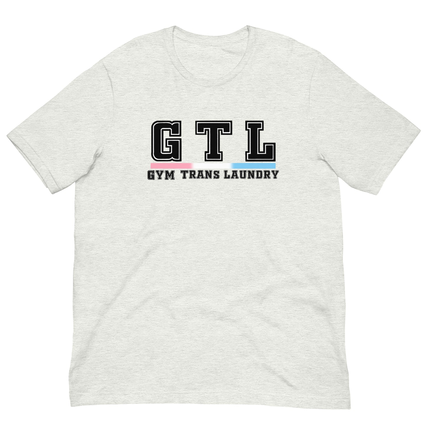 Gym Trans Laundry Tee (black text)