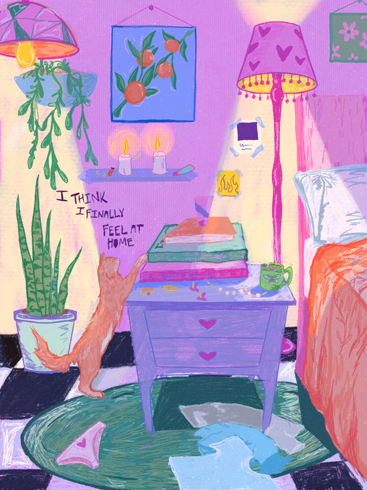 I Think I Finally Feel At Home Digital Print