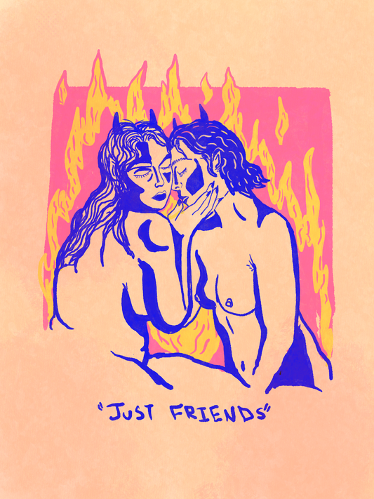 Just Friends Digital Print