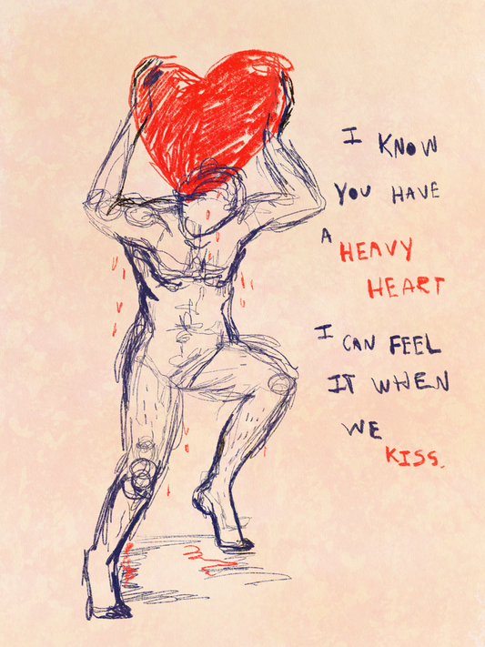 I Know You Have A Heavy Heart Digital Print