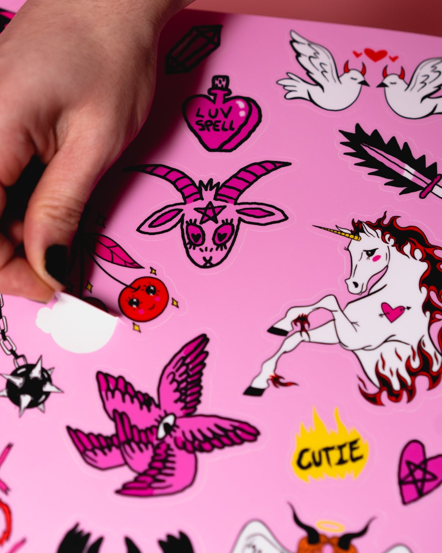 Luv Spell Sticker Sheet