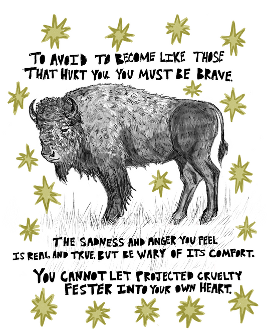 You Must Be Brave Print