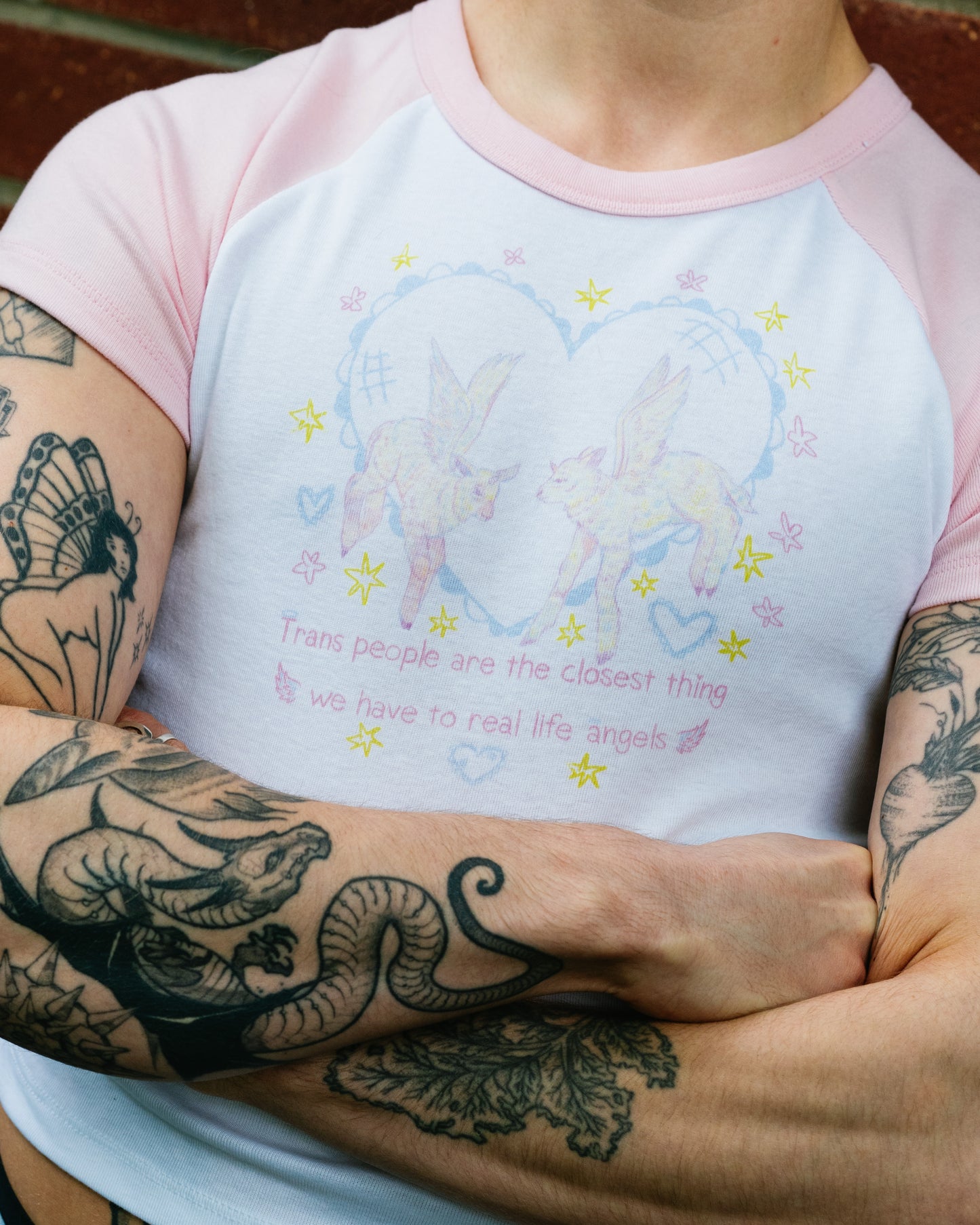 Real Life Angel Baby tee