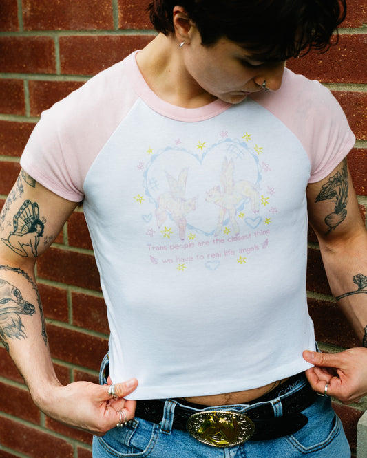 Real Life Angel Baby tee
