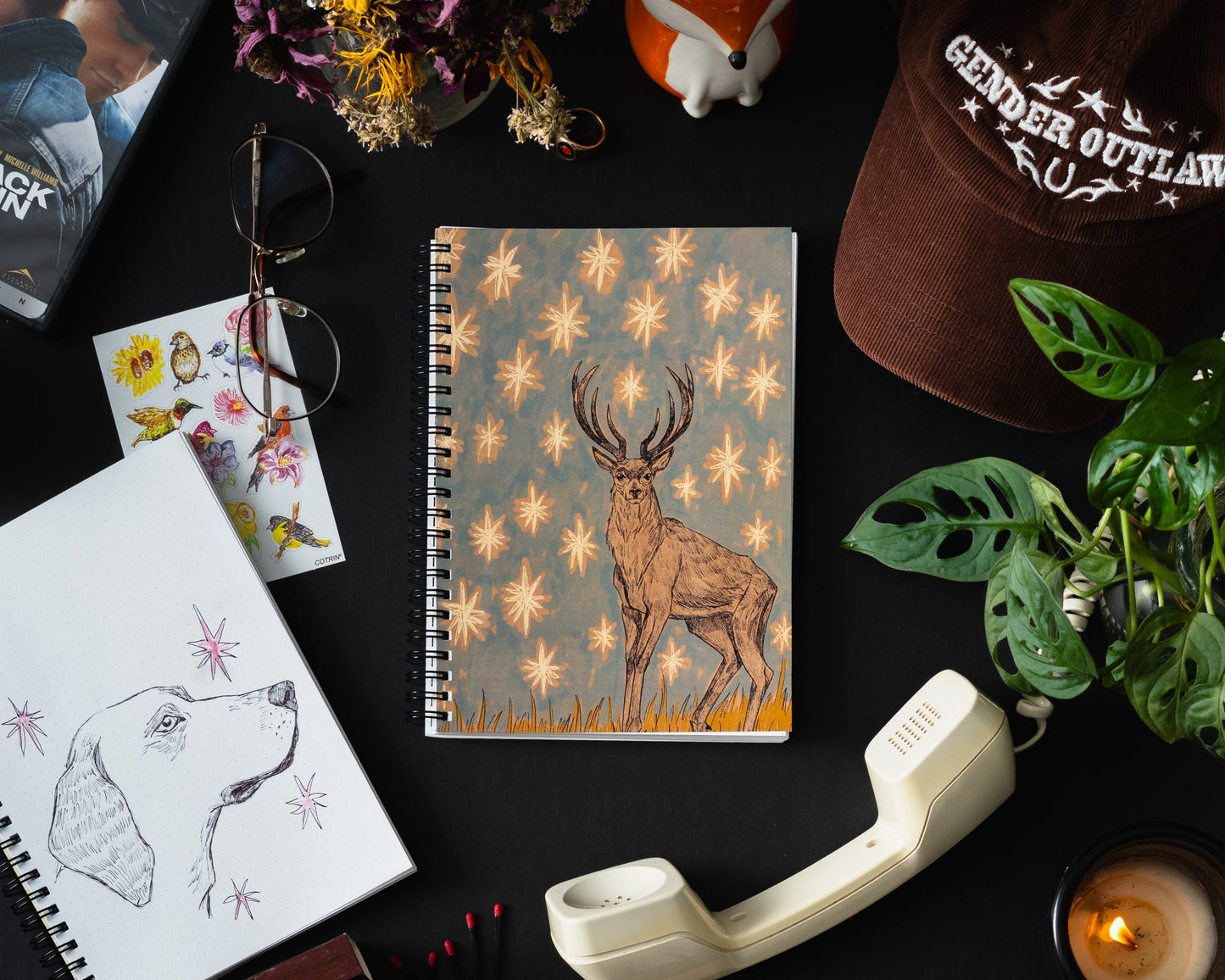 Stag Spiral Notebook