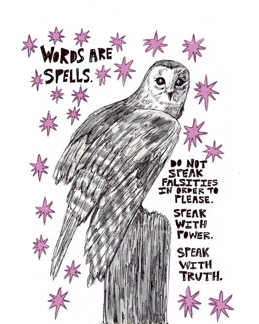 Words Are Spells Print