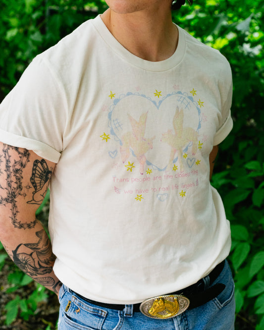 Real Life Angels Vintage Inspired Tee