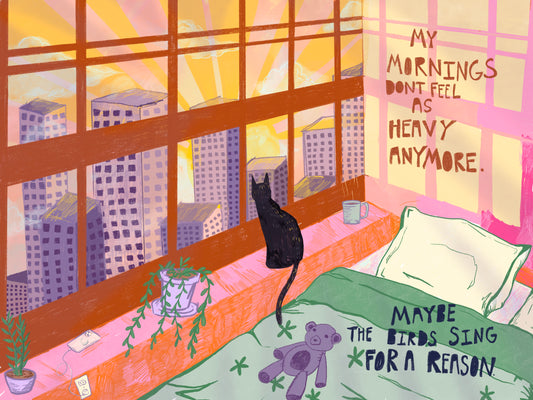 Maybe The Birds Sing For A Reason Print (Horizontal Version)