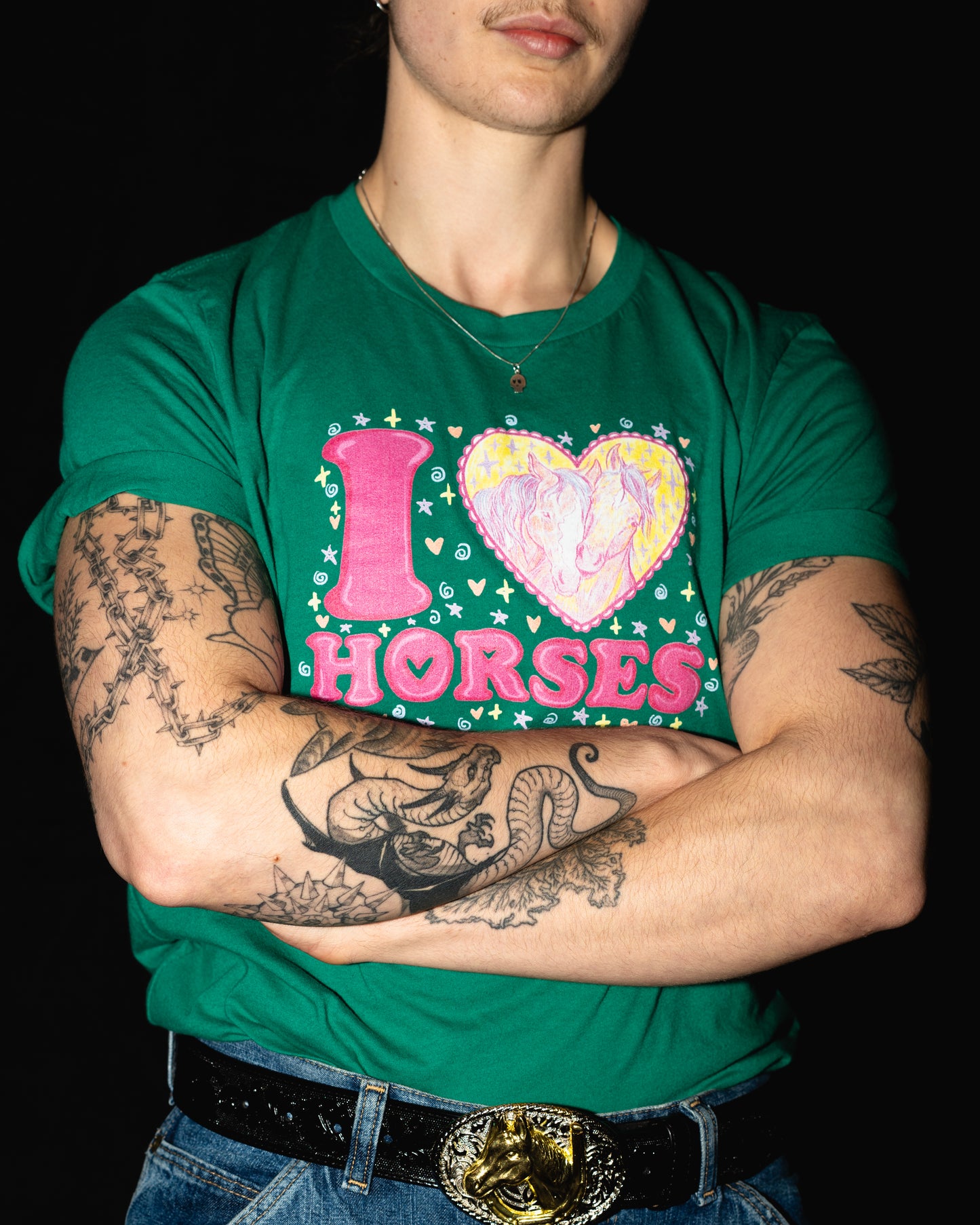 I Love Horses Tee