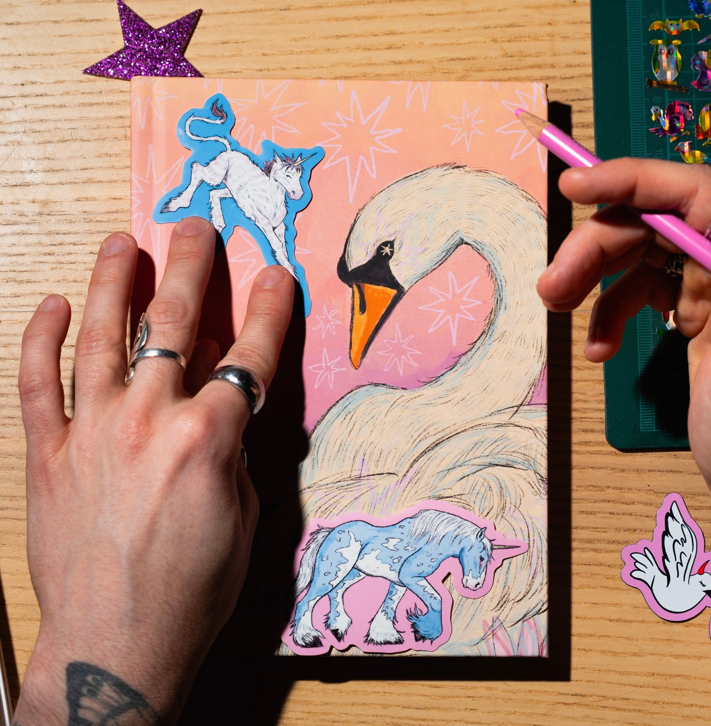 Swan Hardcover Matte Journal