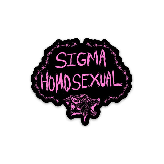 Sigma Homosexual Sticker