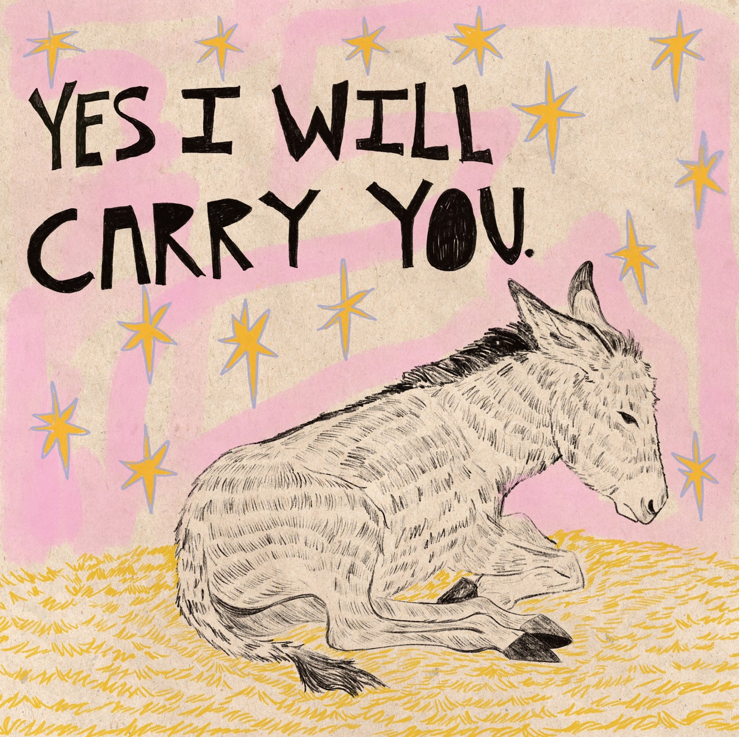 Yes I Will Carry You Print