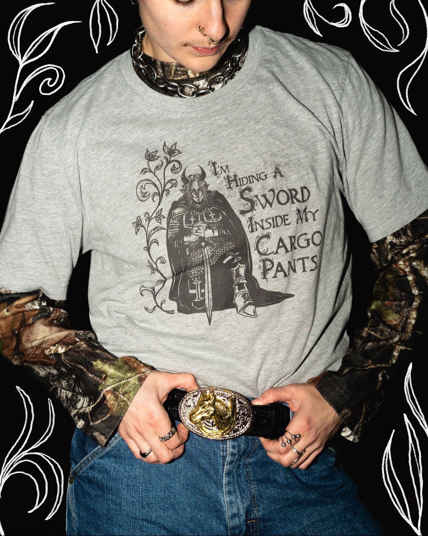 I’m Hiding A Sword Inside My Cargo Pants Tee