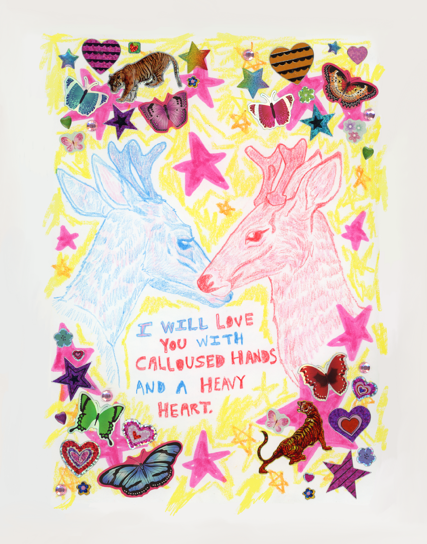 Calloused Hands and a Heavy Heart Print