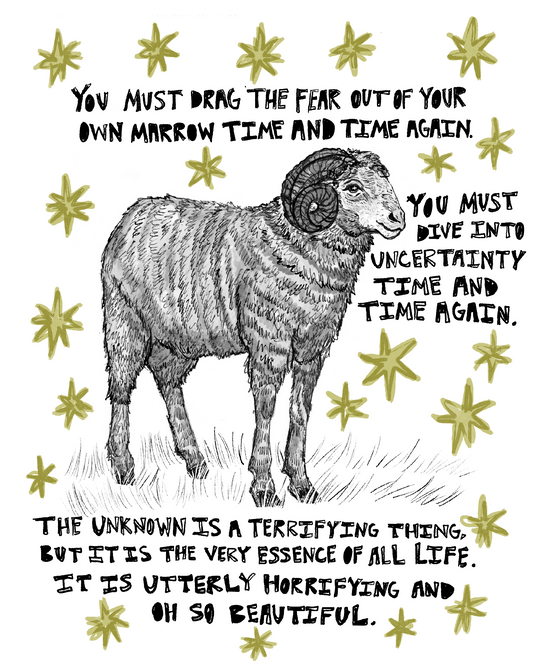 Dive Into Uncertainty Print