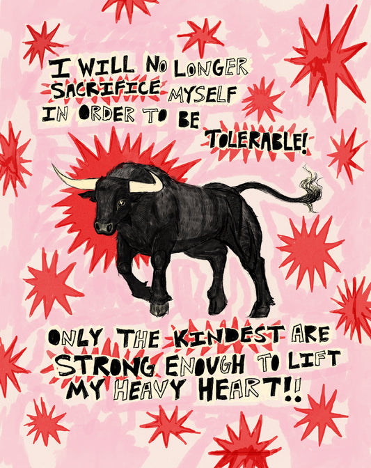 Heavy Heart Print