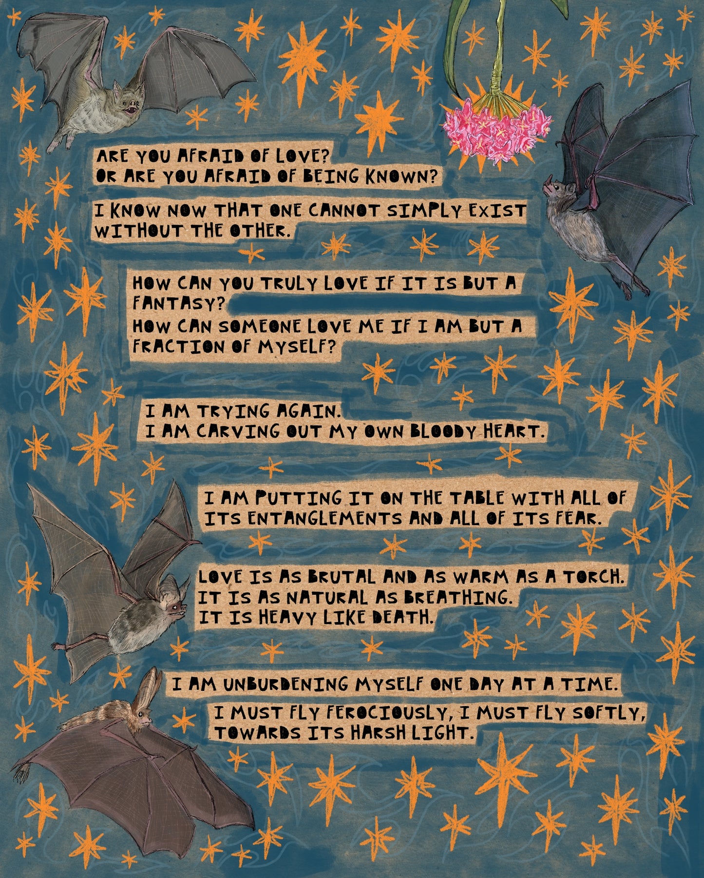 Unburdening Myself Print