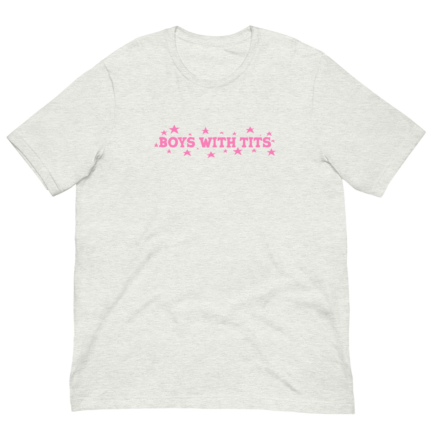 Boys With Tits Tee (Pink Text)