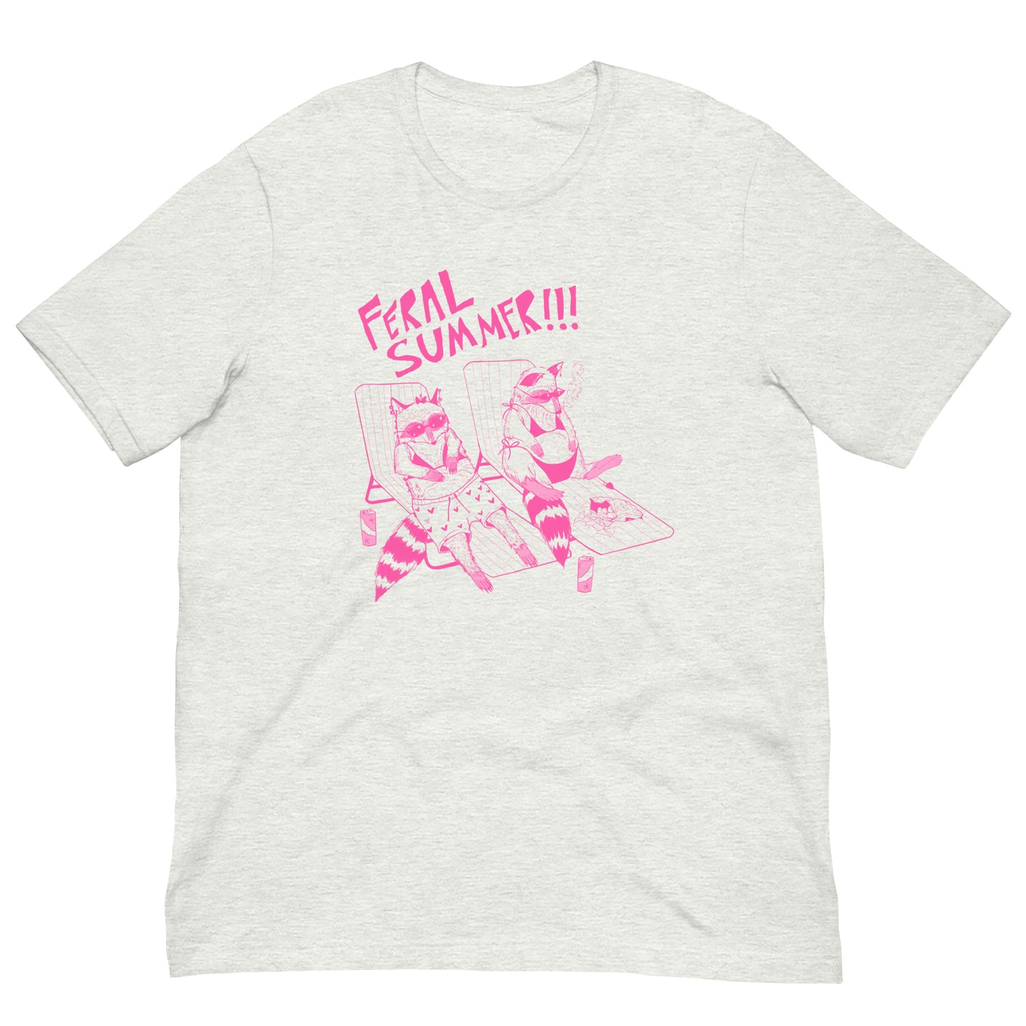 Feral Summer!!! Tee (Pink Variant)