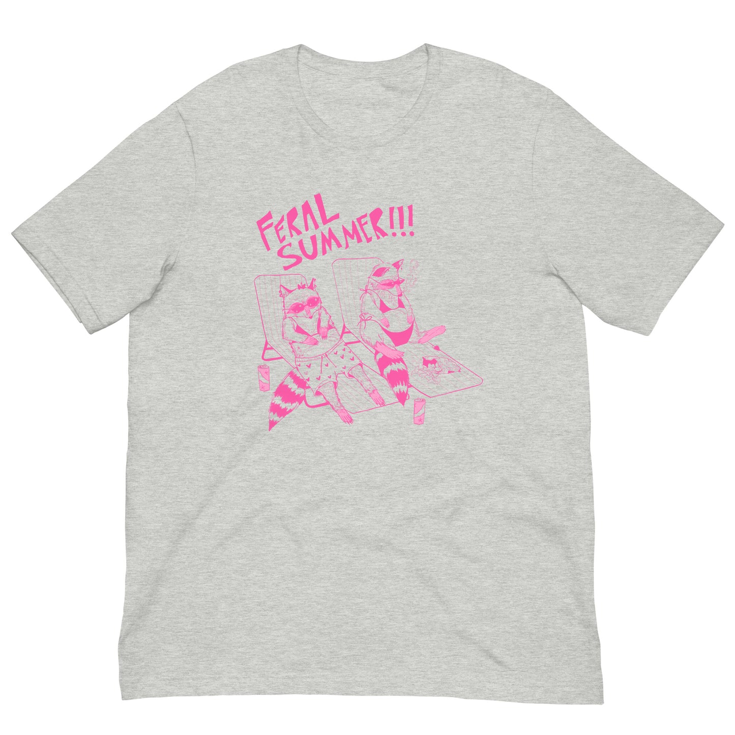 Feral Summer!!! Tee (Pink Variant)