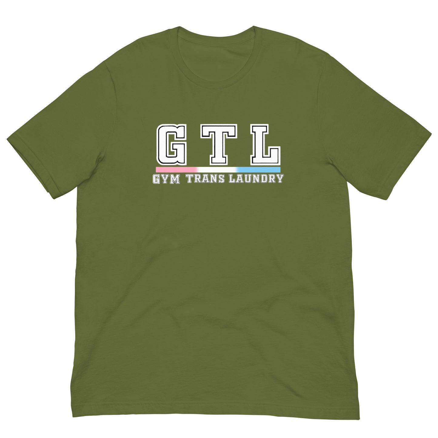 Gym Trans Laundry Tee (White Text)