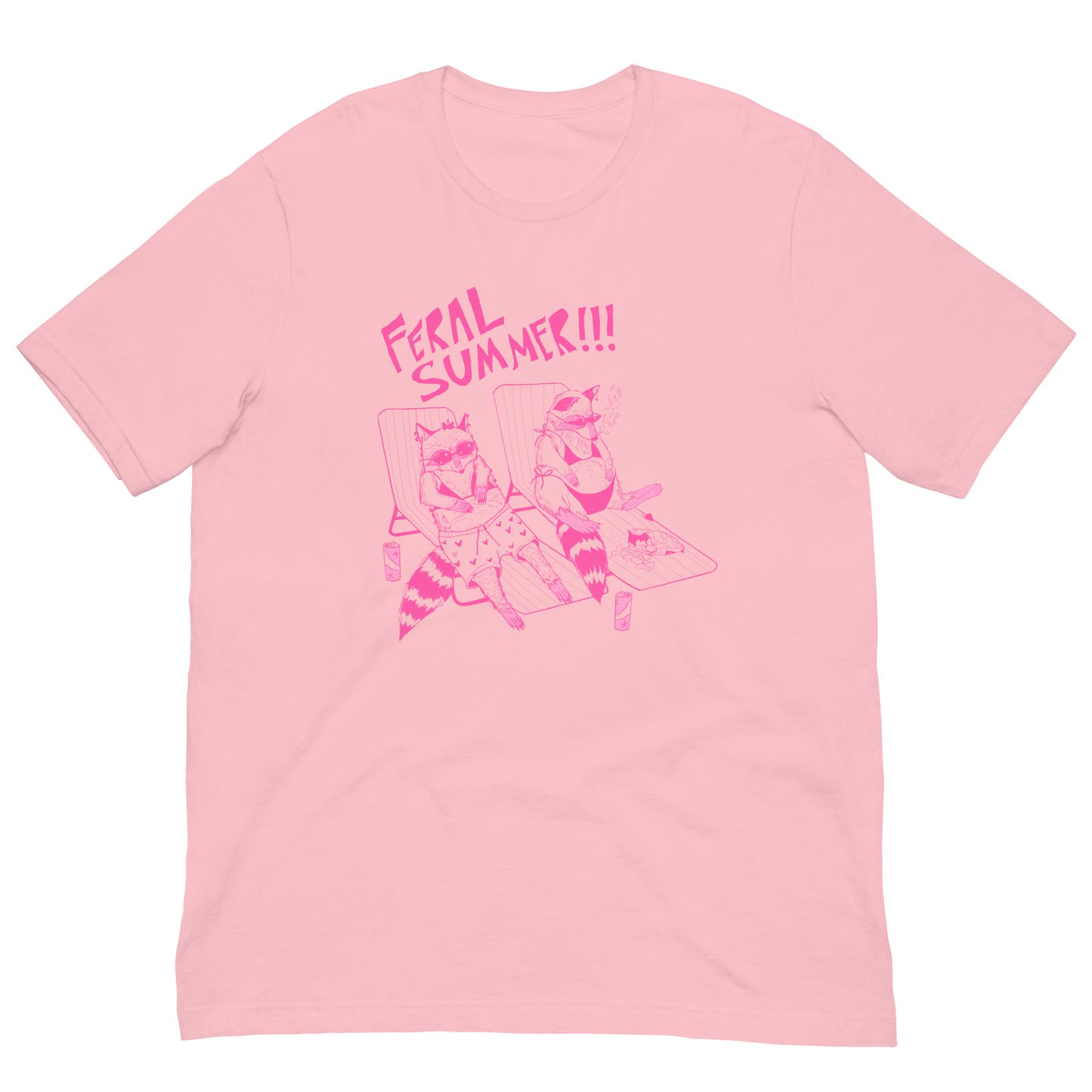 Feral Summer!!! Tee (Pink Variant)