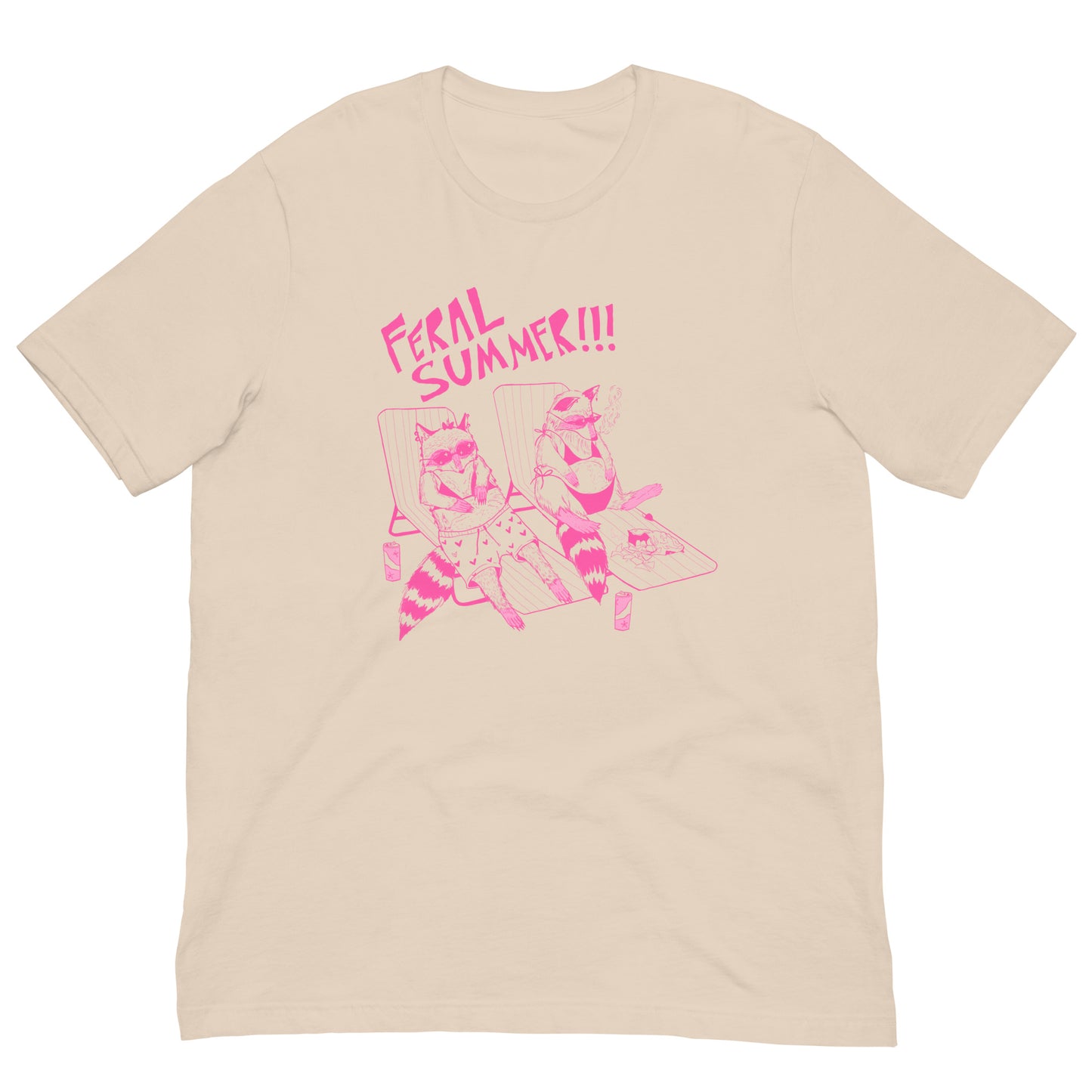 Feral Summer!!! Tee (Pink Variant)