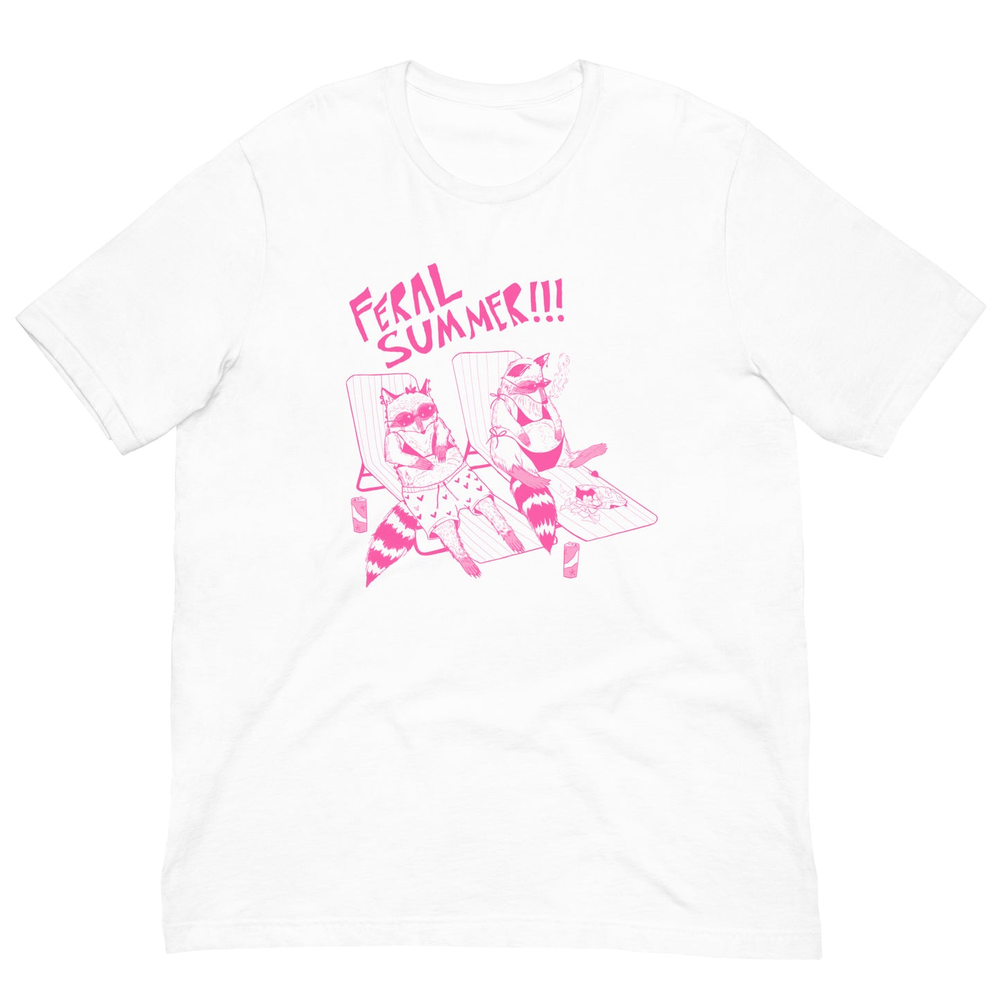 Feral Summer!!! Tee (Pink Variant)